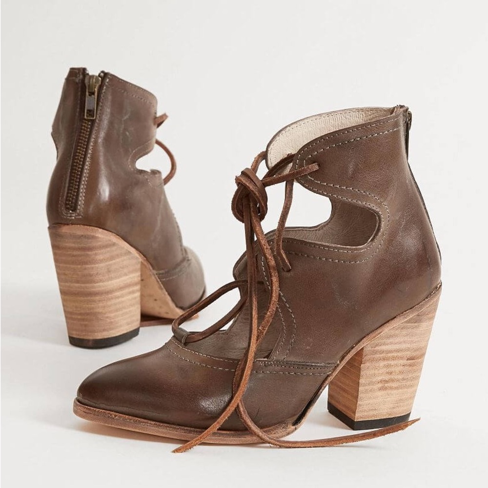 FREEBIRD by Steven Flame Brown Leather Shoes